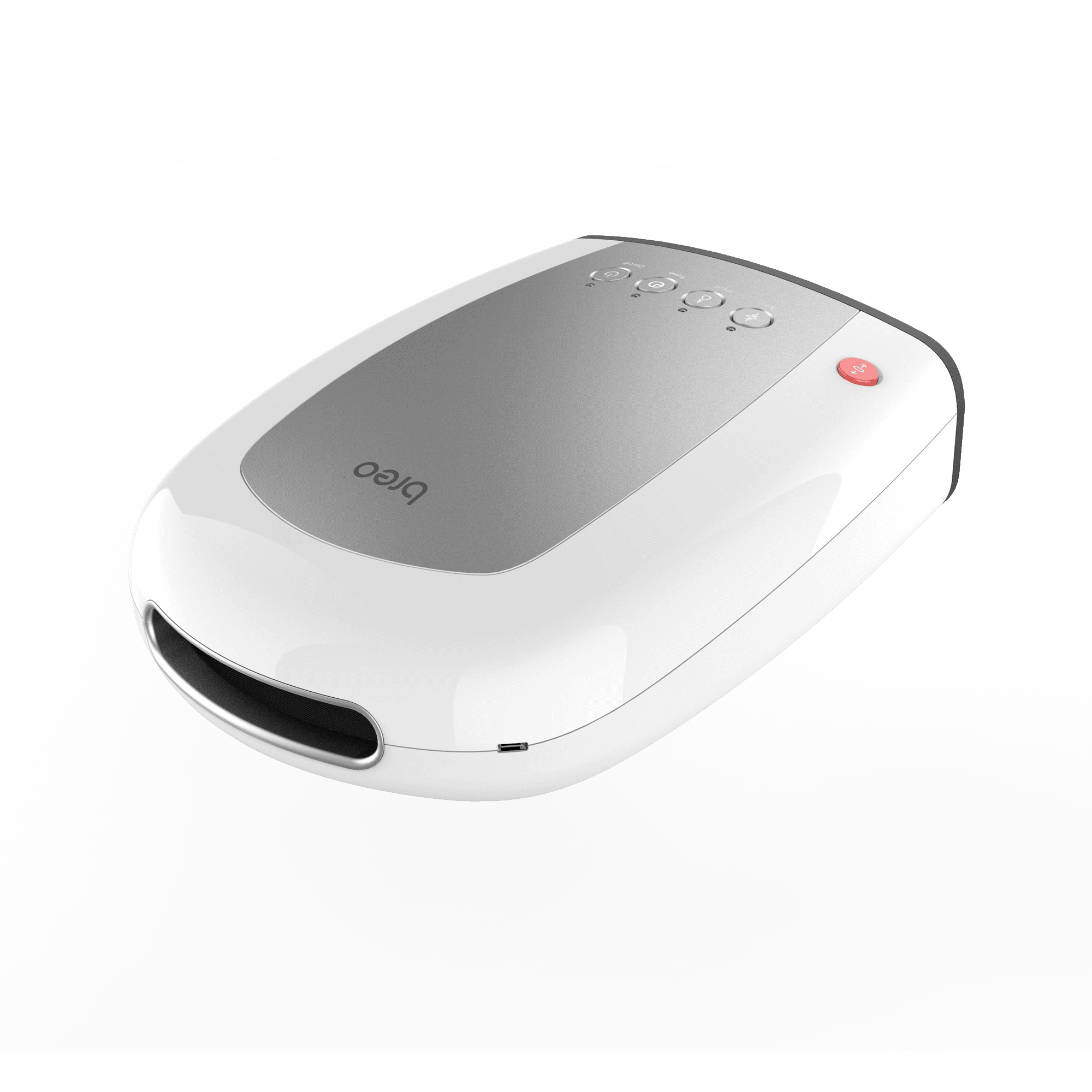Breo iPalm520E Hand Massager - White ergonomic design breo iPalm520E Electric Hand Massager - us.breo.com - best-breo-massagers