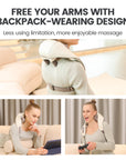 Breo N5 Mini massager backpack design for neck and shoulder massage. enjoy massage Breo N5 Mini Deep Tissue Neck Massager - us.breo.com - best-breo-massagers