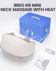 Breo N5 Mini neck massager with heat, relax anytime anywhere Breo N5 Mini Deep Tissue Neck Massager - us.breo.com - best-breo-massagers