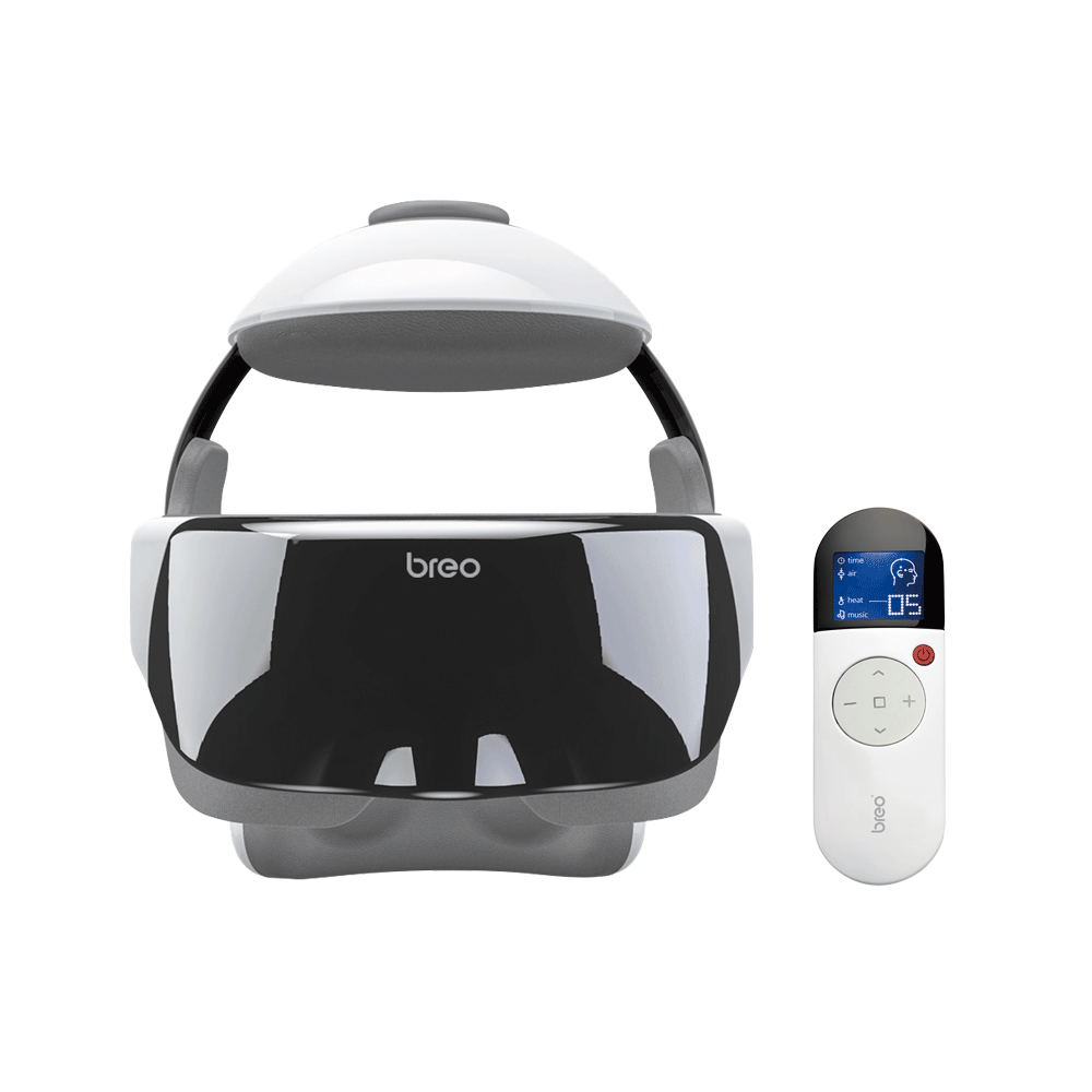 Breo iDream 3 head massager with remote control iDream 3 Automatic Head Massager - premium massagers-us.breo.com-breo massager