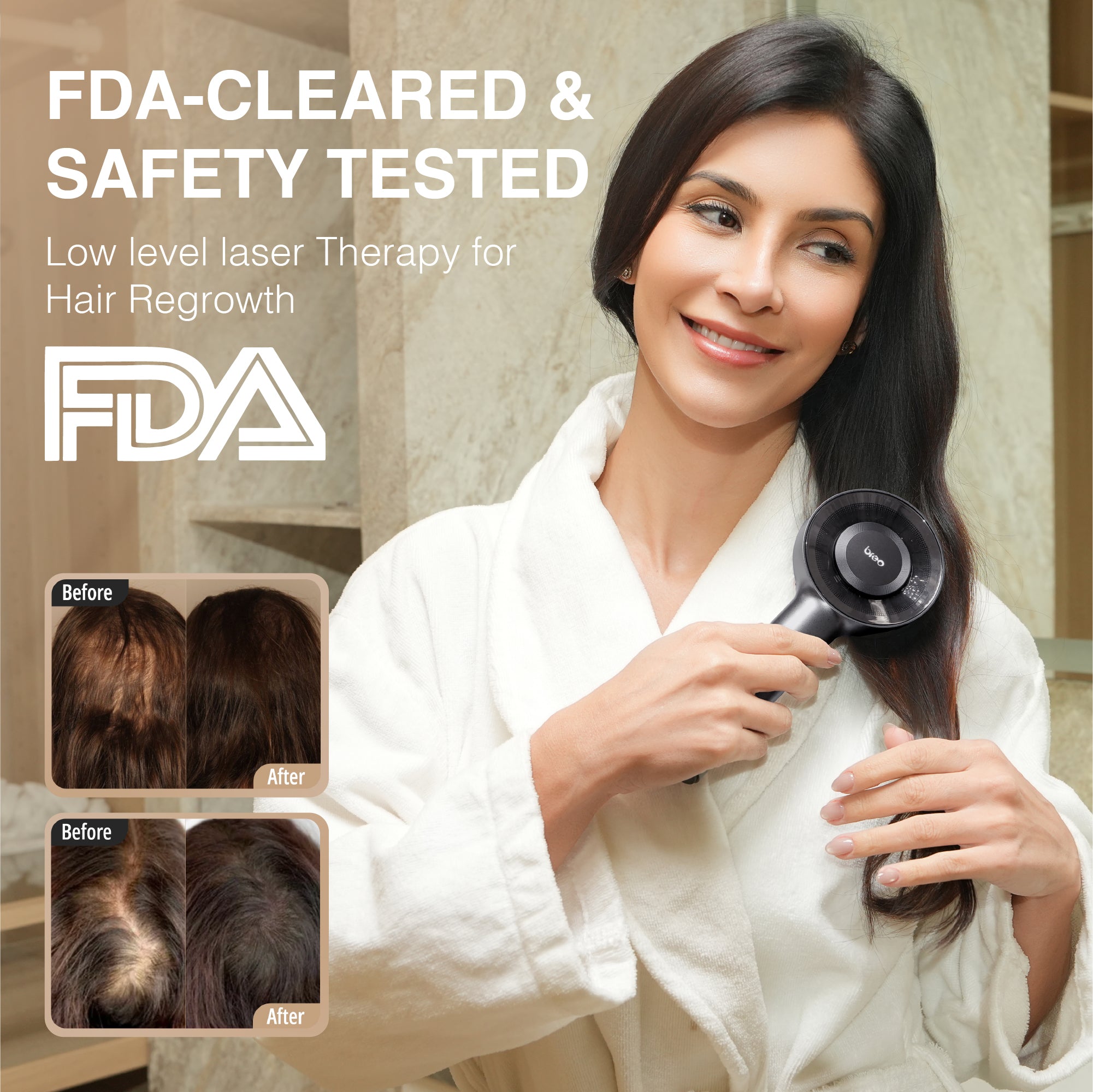 LumiHeal Pro: Hair Growth Scalp Massager