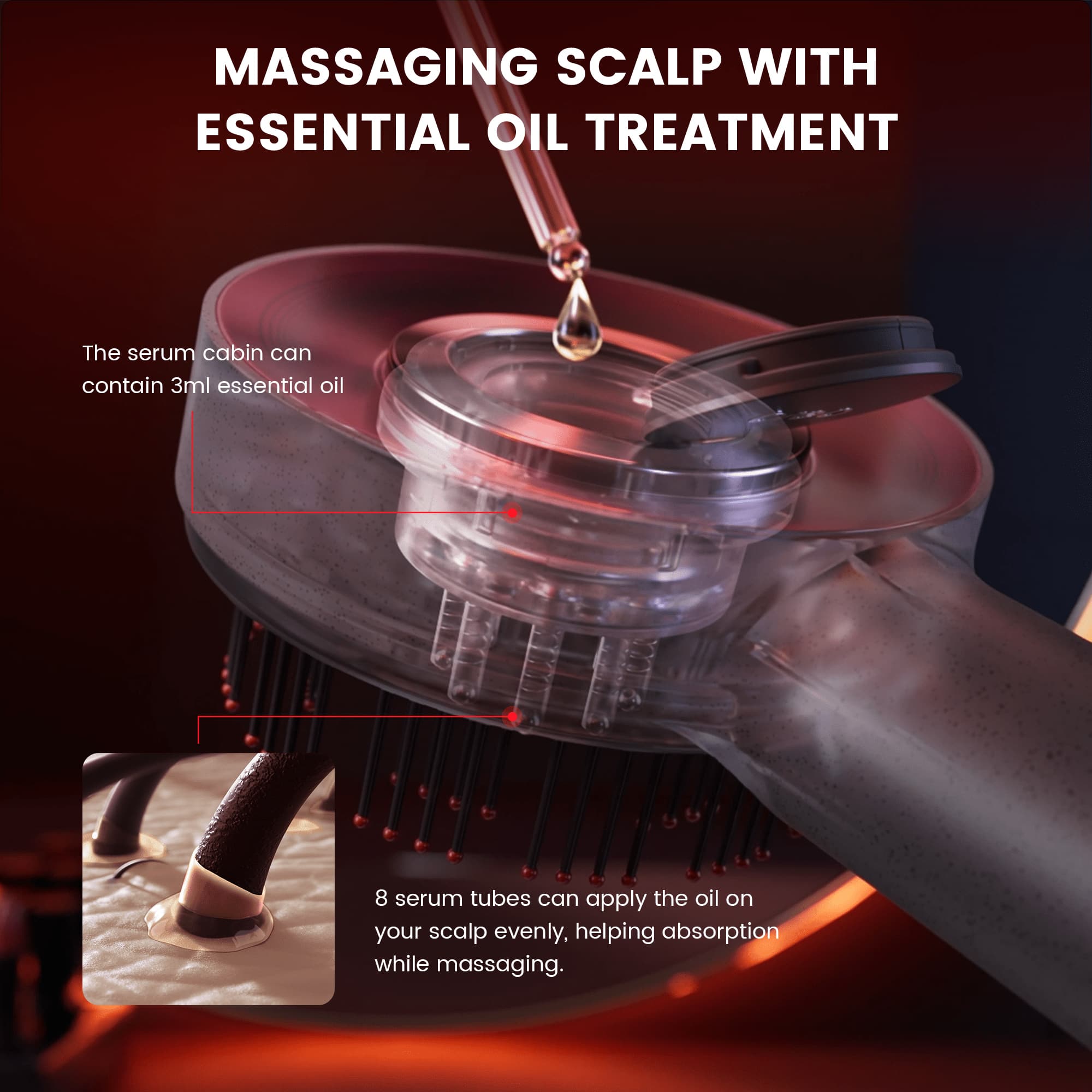 Breo Scalp 3 | Best Red Light Therapy Scalp Massager – Breo