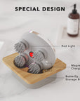 Breo Scalp Mini Pro massager on charging base with special design