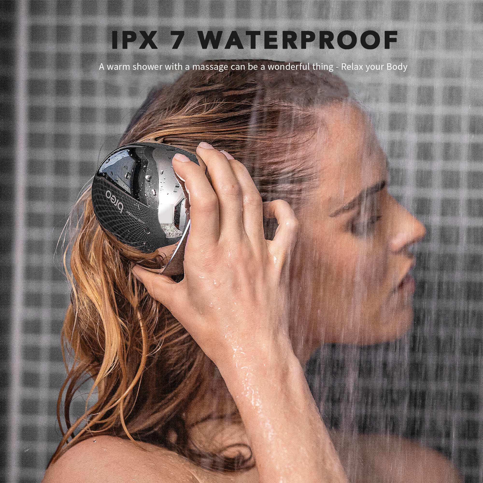 Breo Scalp Mini Pro massager waterproof, relaxing massage in shower