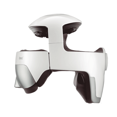 Breo iDream 5S head and eye massager - white ergonomic design Breo iDream 5S Head Massager - premium massagers-us.breo.com-breo massager
