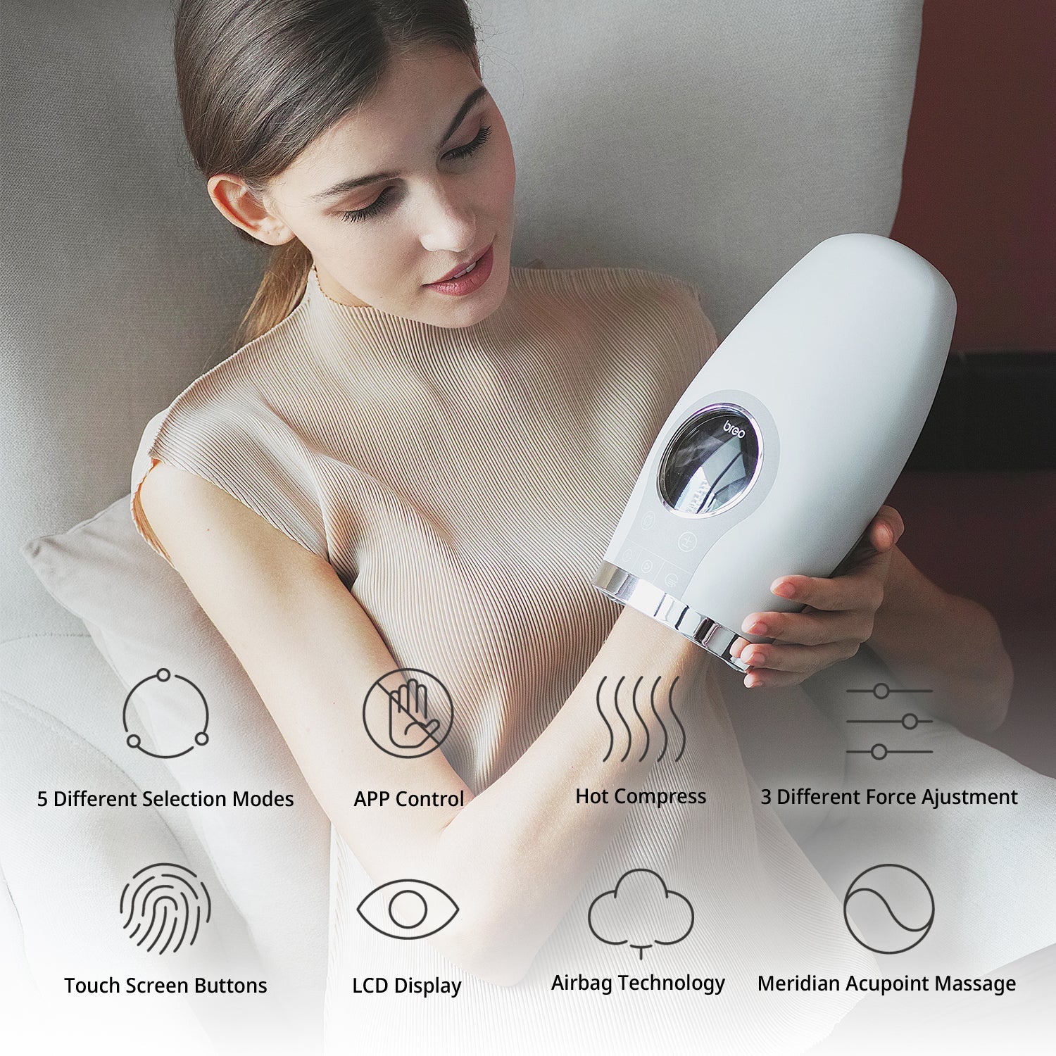 Breo WOWO S Hand Massager - us.breo.com - best-breo-massagers