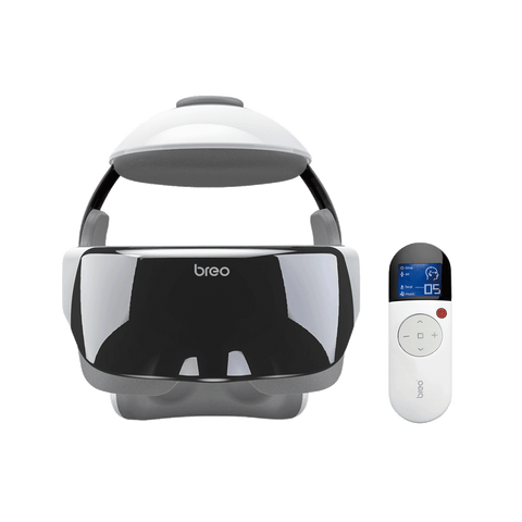Breo iDream 3 head massager with remote control iDream 3 Automatic Head Massager - premium massagers-us.breo.com-breo massager