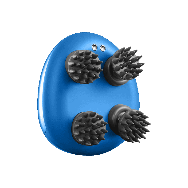 Breo Scalp Mini Massager - Blue head massager for relaxation Electric Scalp Mini Head &amp; Body Massager - premium massagers-us.breo.com-breo massager